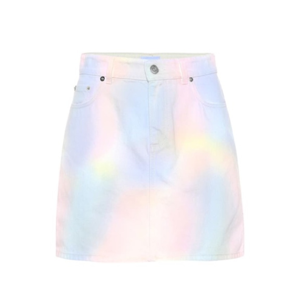 Ganni tie dye skirt sz40 (8-10)